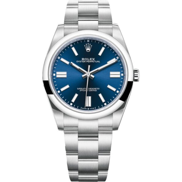 Rolex Oyster Perpetual 41mm 124300-0003 Oyster Bracelet Blue Dial