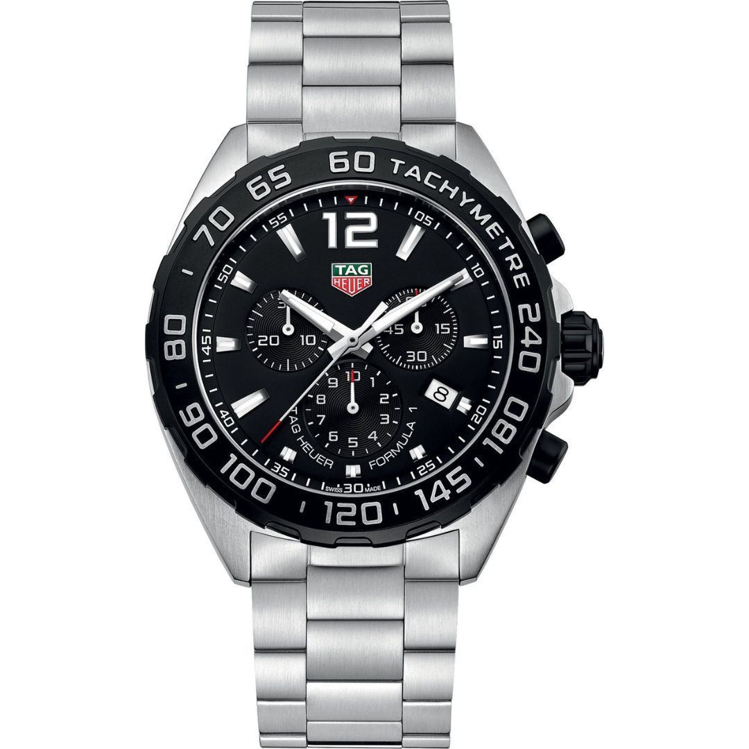 Tag Heuer Formula 1 Chronograph CAZ1010.BA0842 Stainless Steel Black Dial