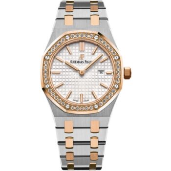 Audemars Piguet Royal Oak 67651SR.ZZ.1261SR.01 Stainless Steel Rose Gold Silver Dial