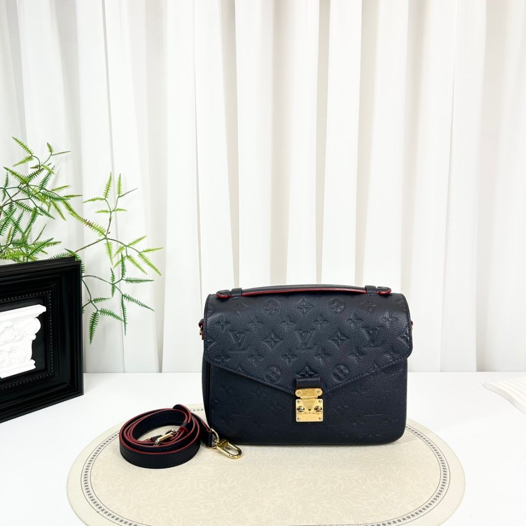Louis Vuitton Pochette Metis Crossbody Bag Monogram Empreinte Leather